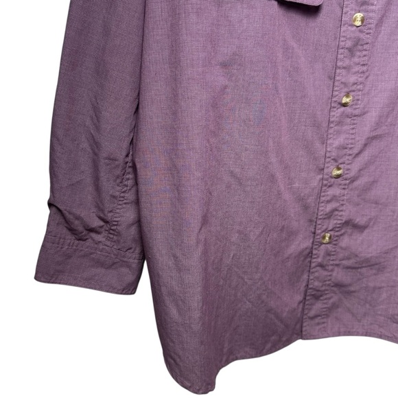 Exofficio Insect Shield Purple Lightweight Button up Outdoors Camping Hiking XXL - Picture 6 of 9